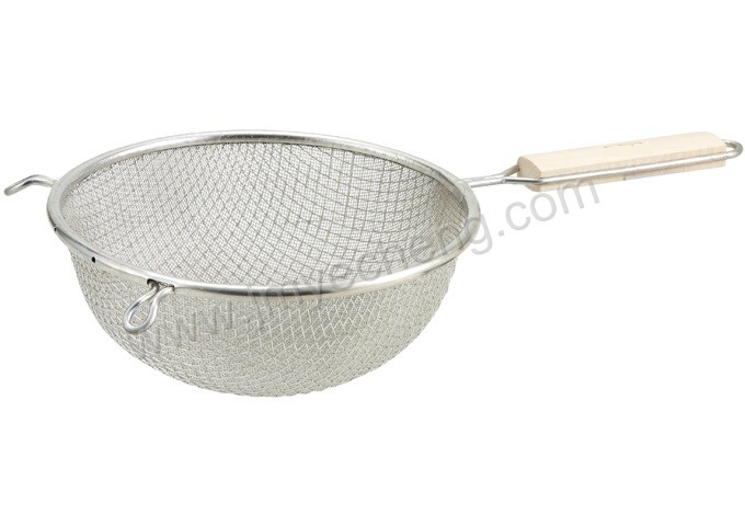 S/S Tinned Double Mesh Strainer